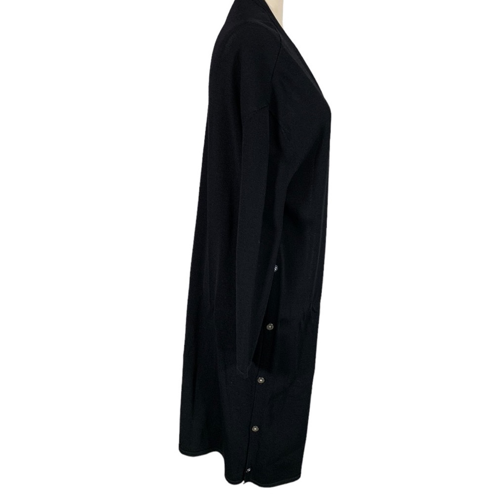 C/MEO COlLECTIVE Open Front Knit Cardigan Black Size XS - Picture 3 of 14